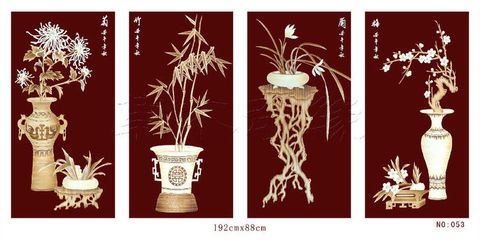 精美的中國傳統(tǒng)麥秸畫藝術(shù)(二)